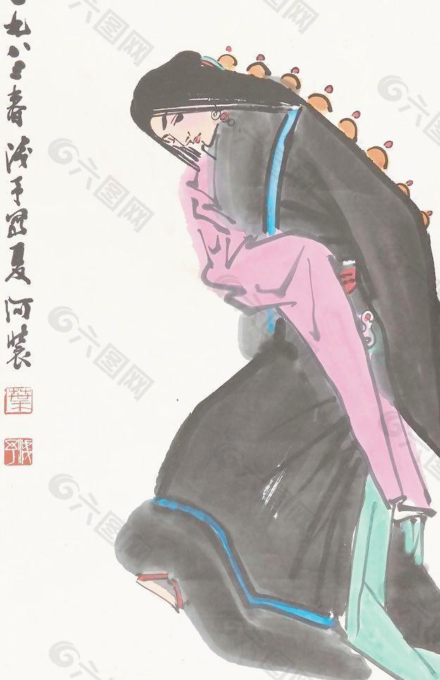 藏族舞圖片