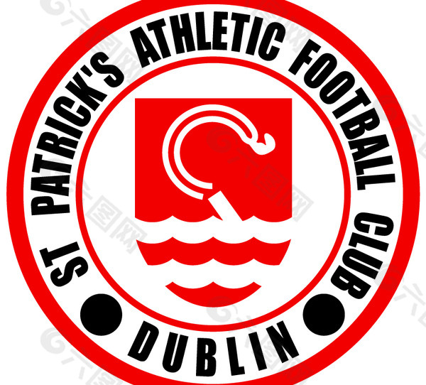 St Patrick Athletic logo设计欣赏 足球队队徽LOGO设计 - St Patrick Athletic下载标志设计欣赏
