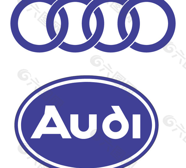 audi logo设计欣赏 奥迪标志设计欣赏