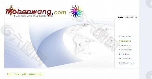 全球貿(mào)易企業(yè)網(wǎng)頁模板