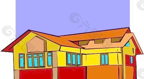矢量建筑物