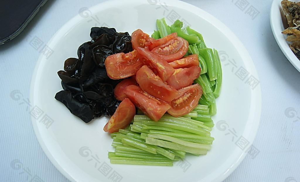 白灼四蔬圖片