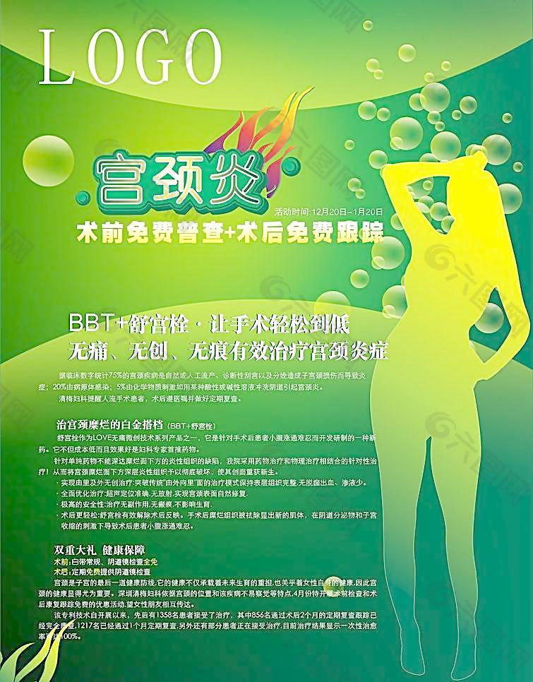 宮頸糜爛彩頁圖片