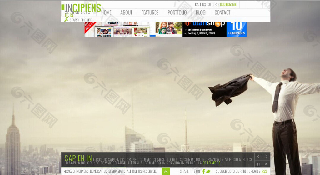 背景切換服裝企業整站模板