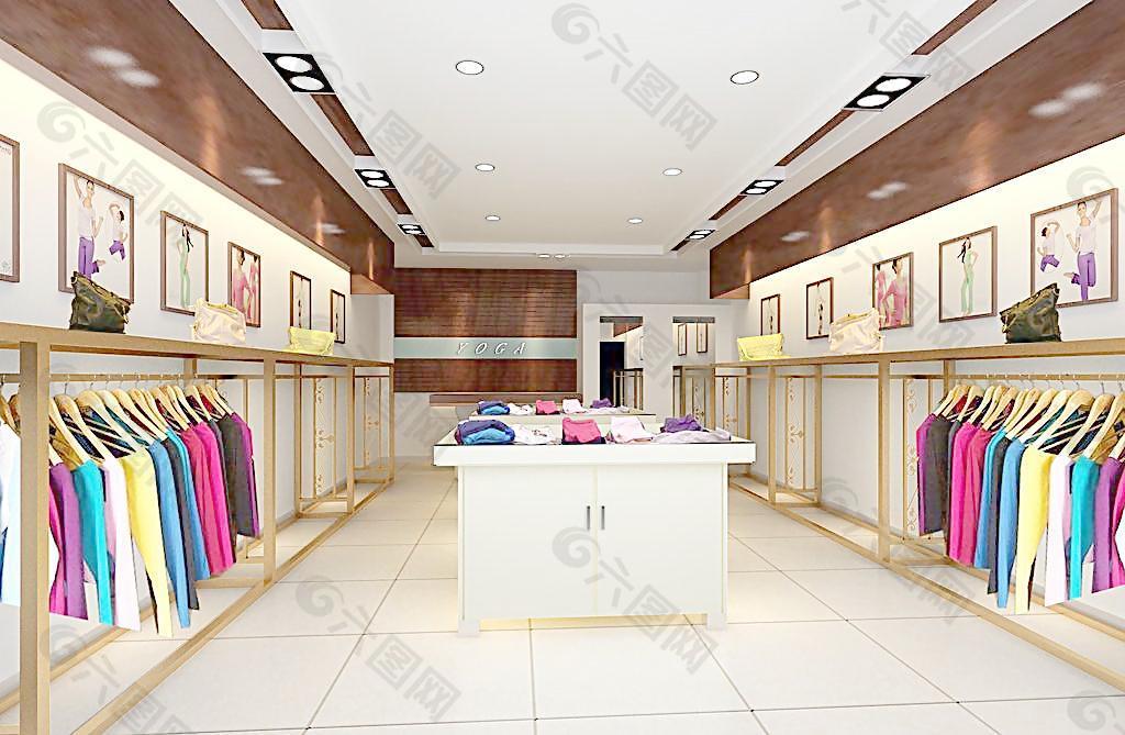 服装店效果图图片
