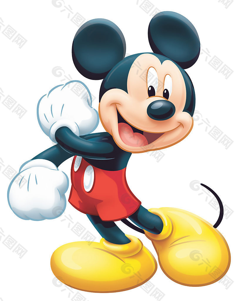 位图 动物 米老鼠 可爱卡通 色彩 免费素材