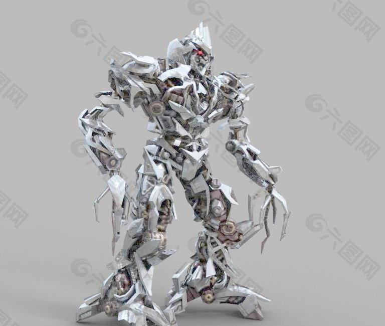 变形金刚(电影版)3d模型-megatron威震天