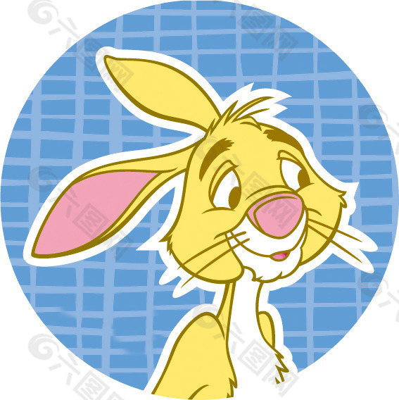 印花矢量图 卡通动物 兔子瑞比 rabbit 可爱卡通 免费