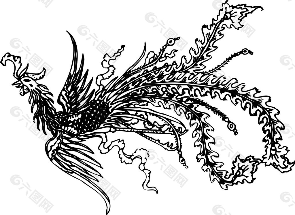 印花矢量圖 動物 色彩 花紋 民族 免費素材