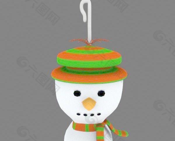 Snowman Ornament Object雪人裝飾物品