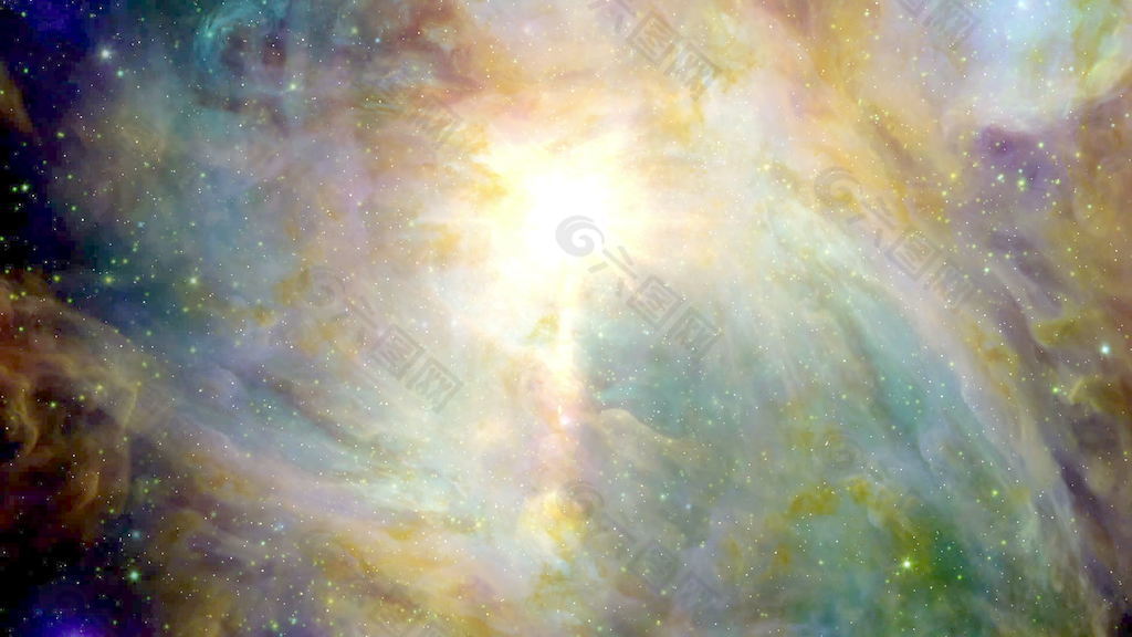 在空間運(yùn)動(dòng)的背景恒星和顏色 視頻免費(fèi)下載