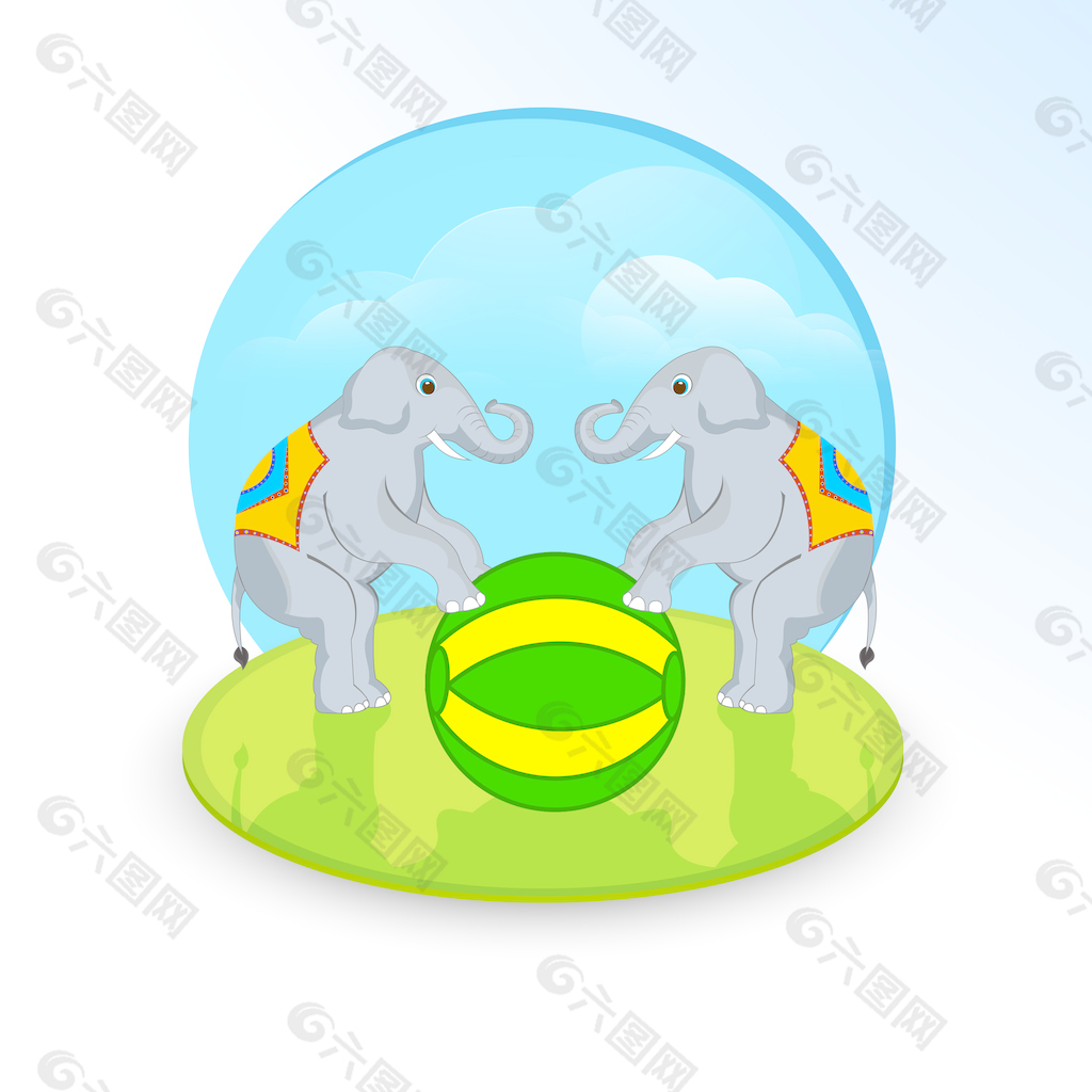 經典的馬戲團背景