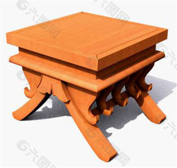 3D茶幾家居家具裝飾素材