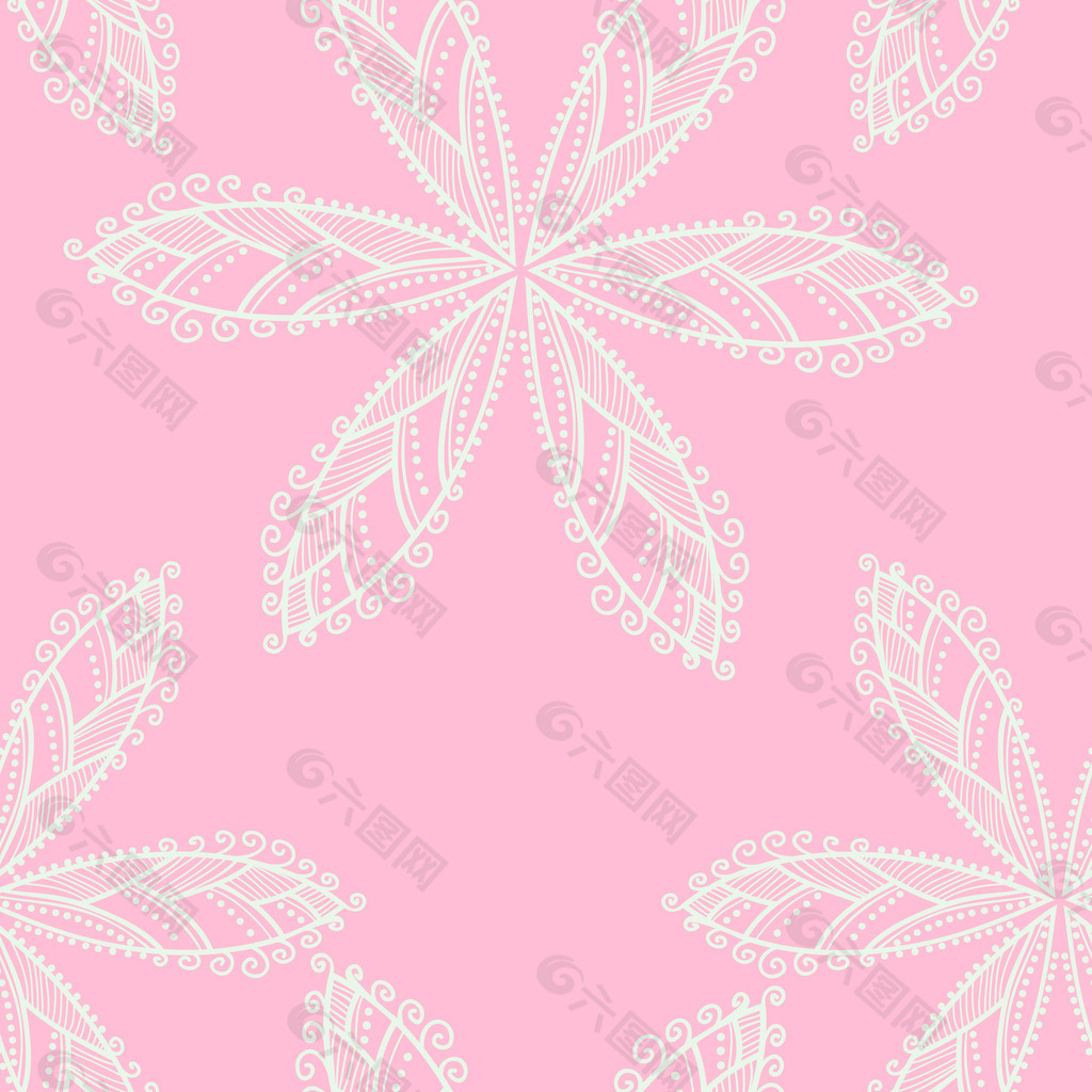 花無休止的花卉圖案的無縫模式的無縫紋理可用于墻紙