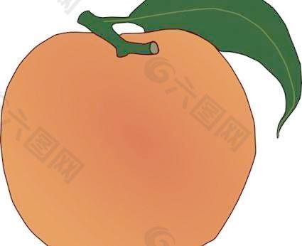 桃剪貼畫