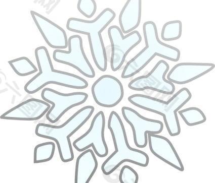 埃里克單雪花剪貼畫(huà)