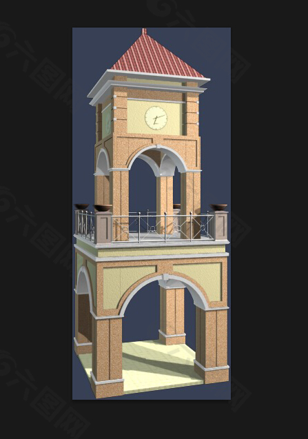 雙層中世紀建筑