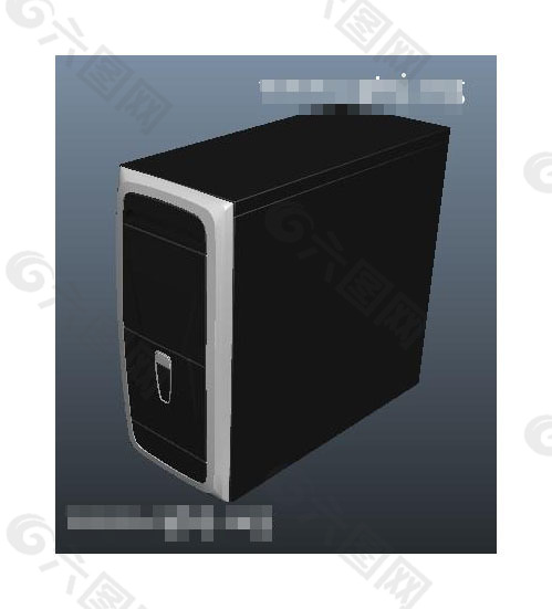 3D主機箱模型
