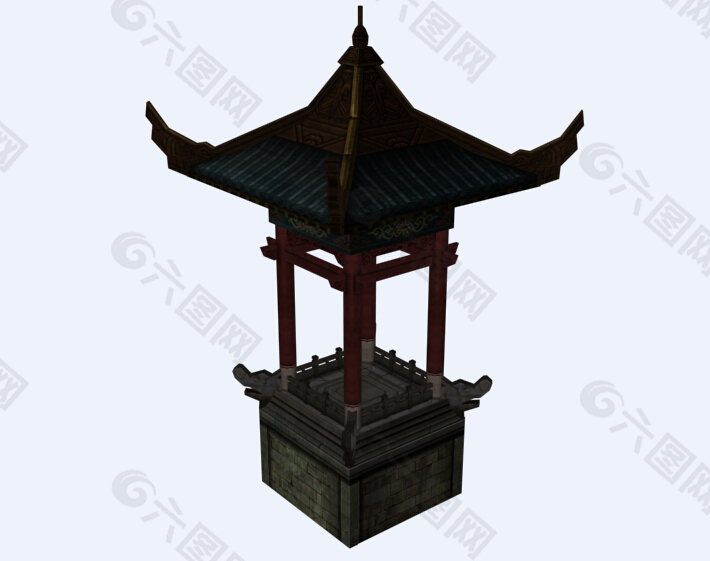 亭子3DSmax