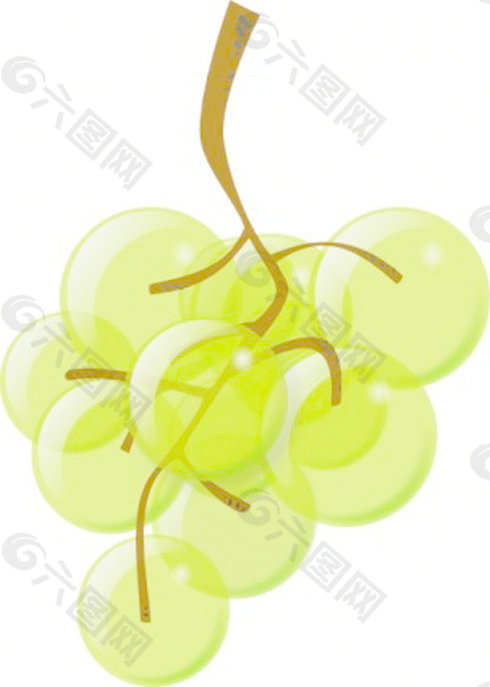 綠葡萄剪貼畫