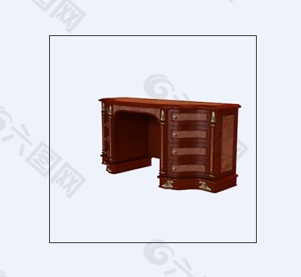 簡(jiǎn)約的中世紀(jì)家具模型
