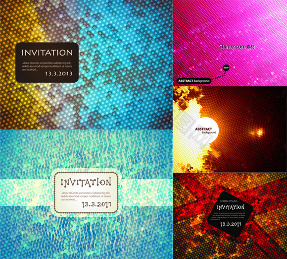 馬賽克光影背景