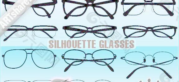 剪影的眼鏡