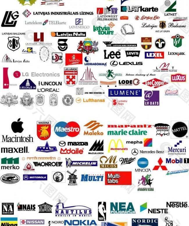 世界著名企业logo图片