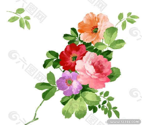 瓷器花紋PSD素材 4