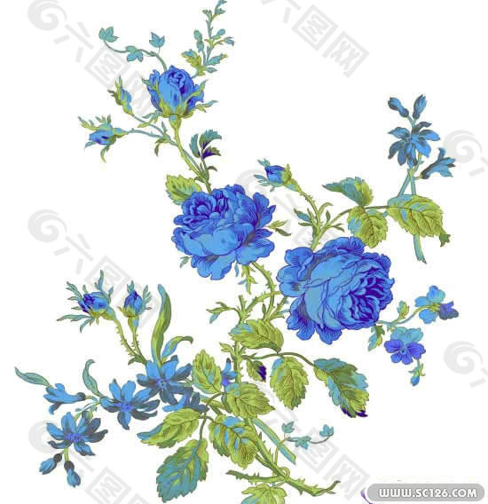 瓷器花紋PSD素材 10