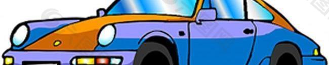卡通汽車(chē) 矢量車(chē)輛 轎車(chē)圖片