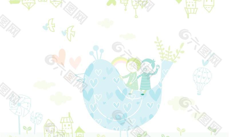 爱情插画