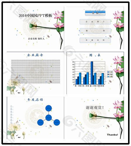 2014簡潔中國風(fēng)PPT模板