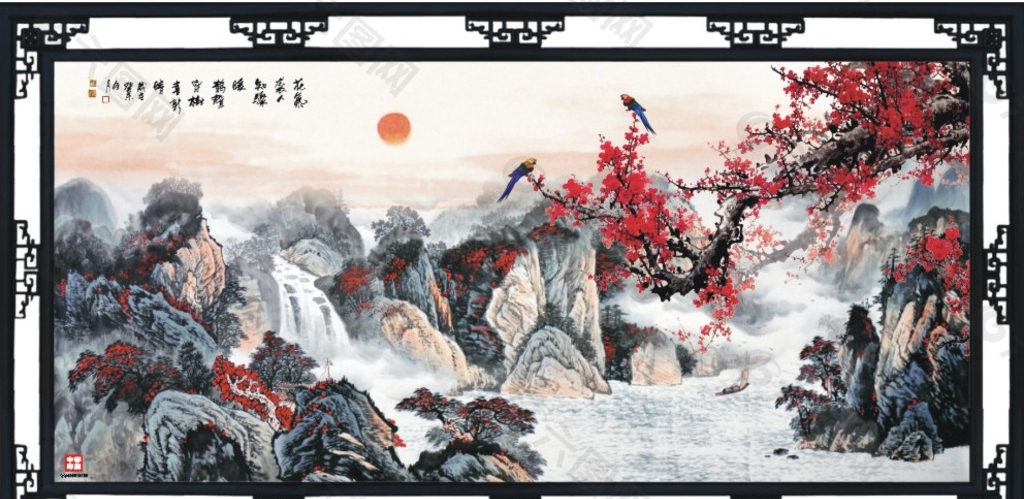 梅花装饰画