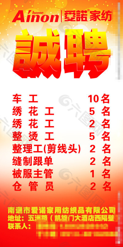 招聘模板