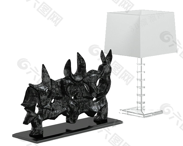 臺(tái)燈 3d模型