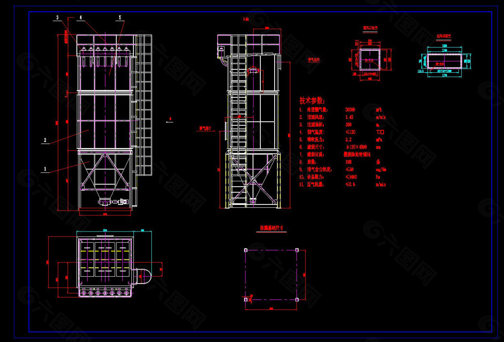 3万布袋除尘器总图