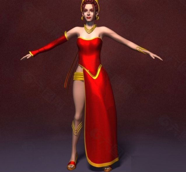 人物姿態3D模型