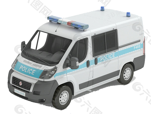 救護車3d模型
