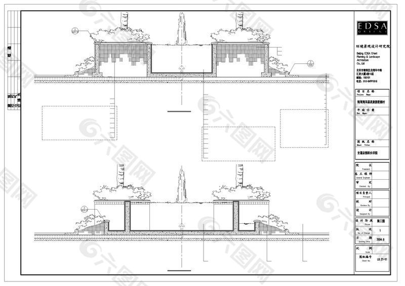 酒店度假村cad圖紙建筑素材