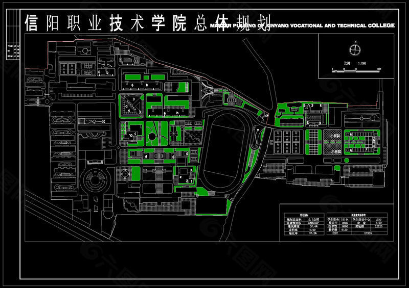 某校園整治規(guī)劃圖cad圖紙