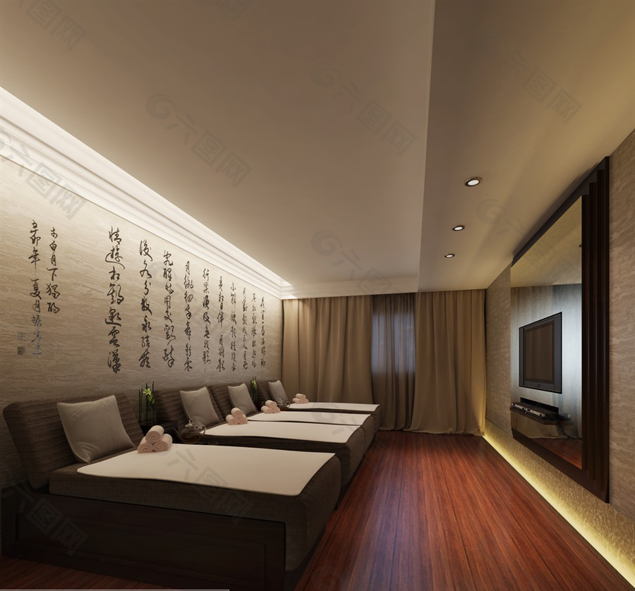 中式藝術(shù)按摩房