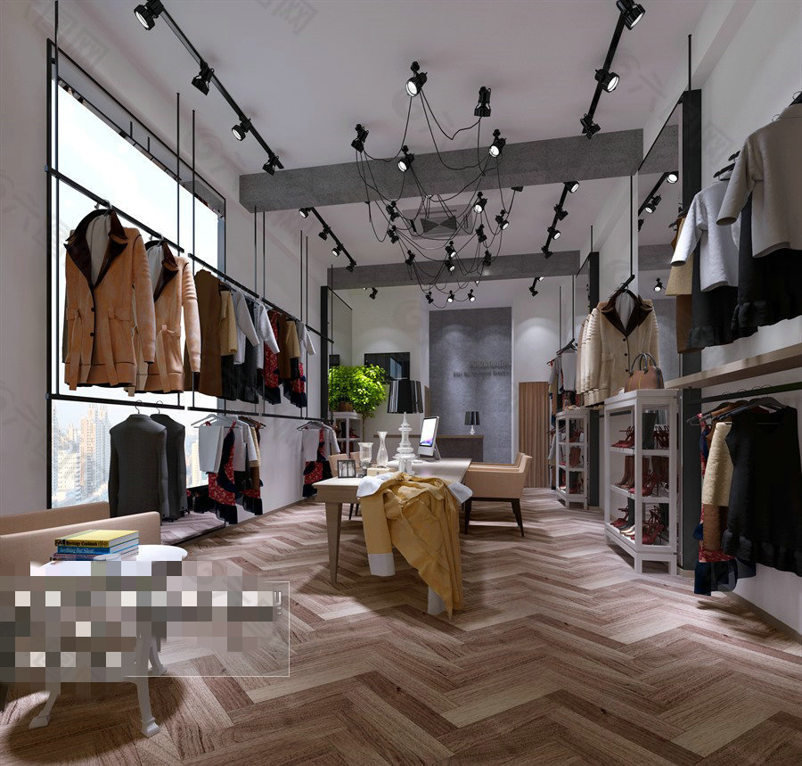 展廳華麗設(shè)計(jì)3Ｄ模型素材