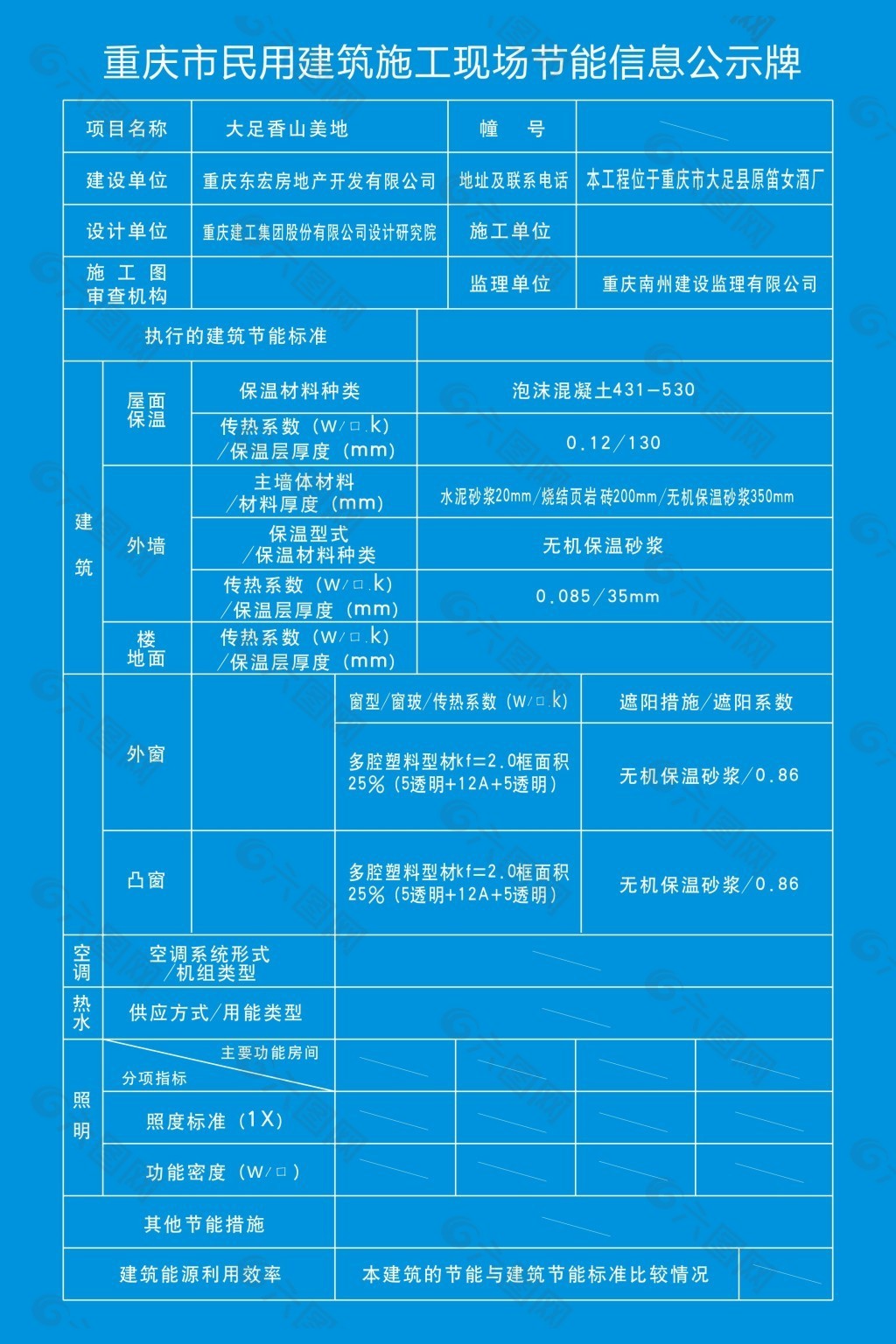 工地 信息公示牌 建筑