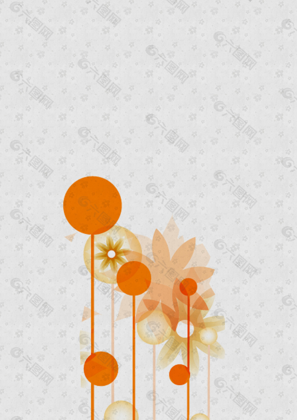 现代花卉装饰图