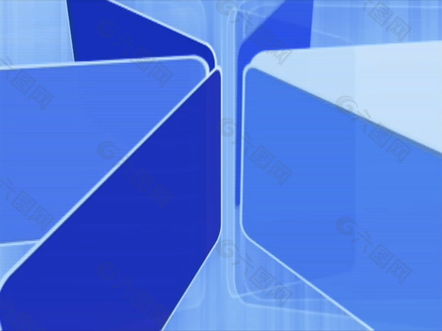 藍色動畫視頻素材