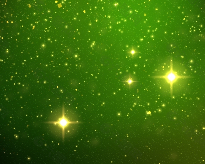 綠色星光視頻素材