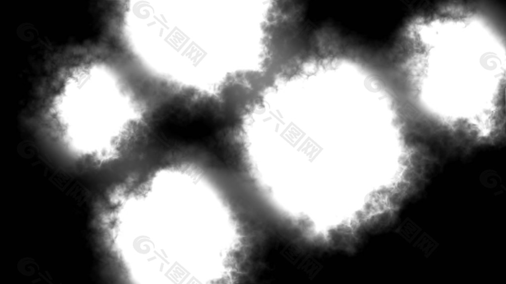 黑白光效視頻素材