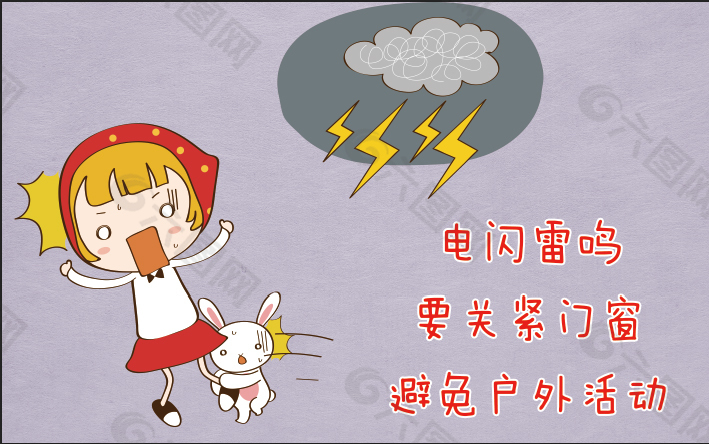 打雷了