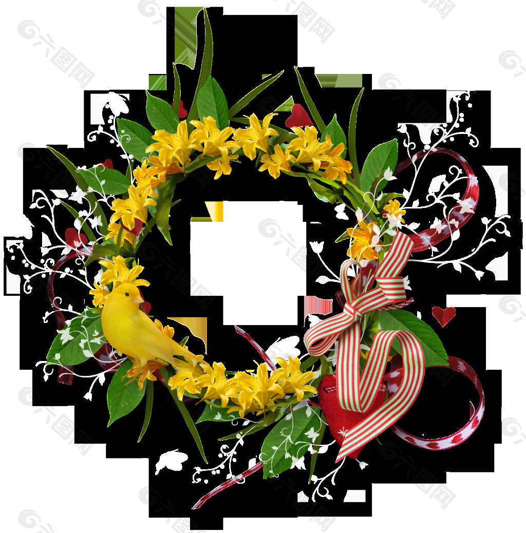 花環(huán)邊框